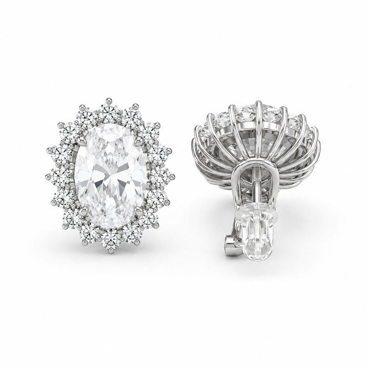 Princess Clear Earrings 925