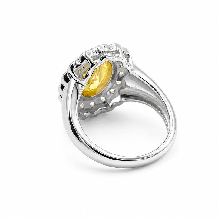 Yellow Soleil Ring Sterling Silver 925