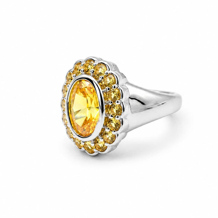 Yellow Soleil Ring Sterling Silver 925