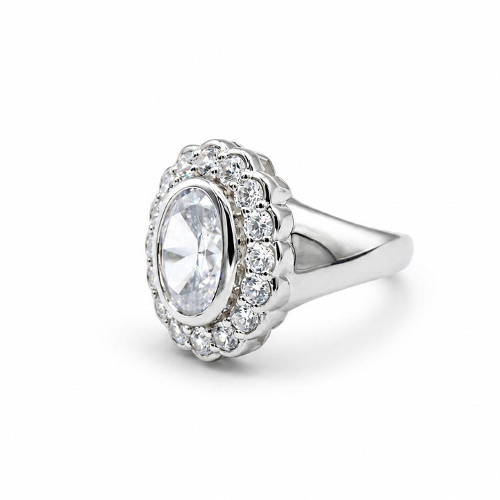 Clear Soleil Ring Sterling Silver 925