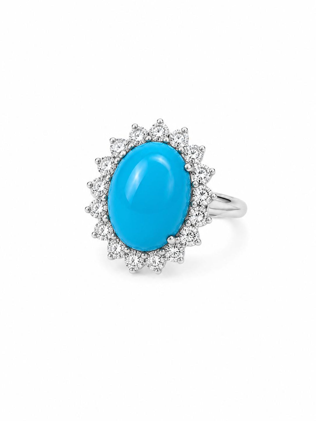 Princess Turquoise Ring 925