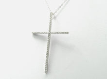 Load image into Gallery viewer, Silver Cross Necklace ( Plata )