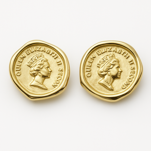 Big Queen Elizabeth Earrings