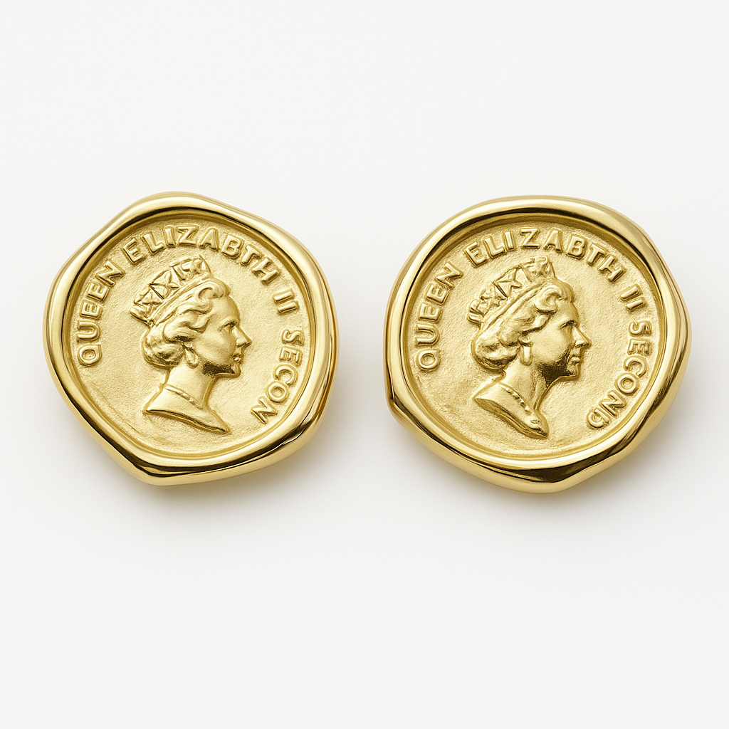 Big Queen Elizabeth Earrings