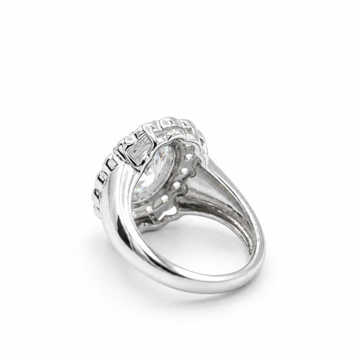 Clear Soleil Ring Sterling Silver 925