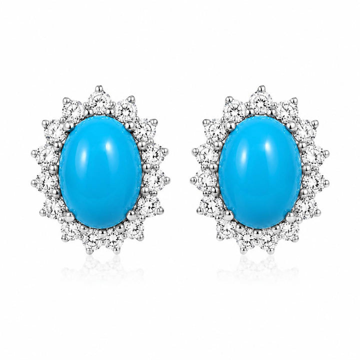 Princess Turquoise Earrings 925