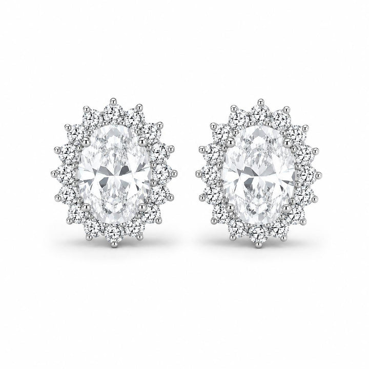 Princess Clear Earrings 925