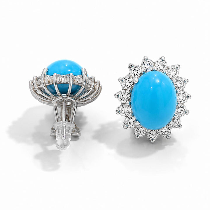 Princess Turquoise Earrings 925