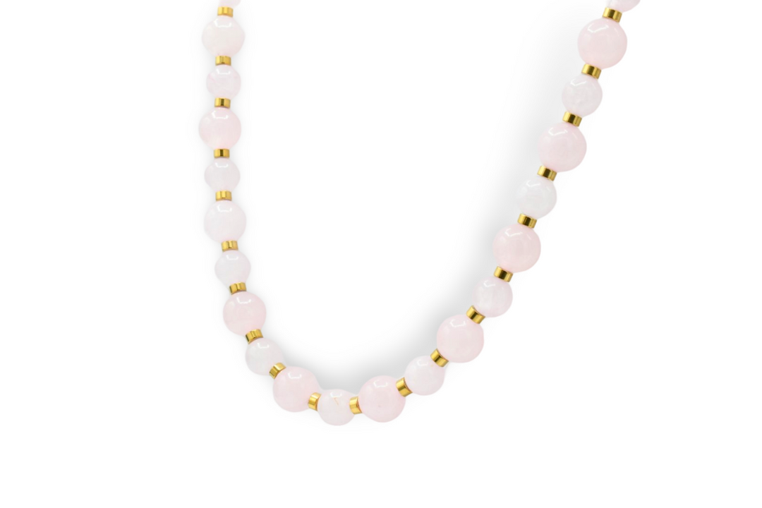 Rose Quartz Choker