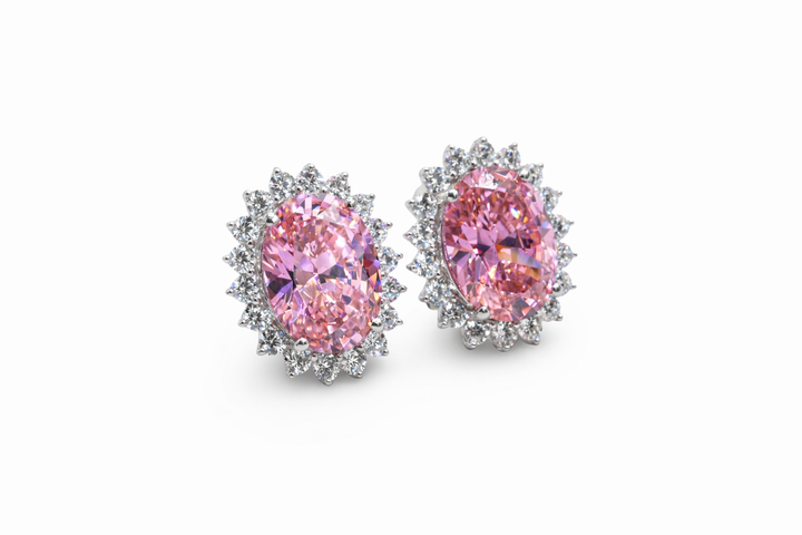 Princess Pink Earrings 925