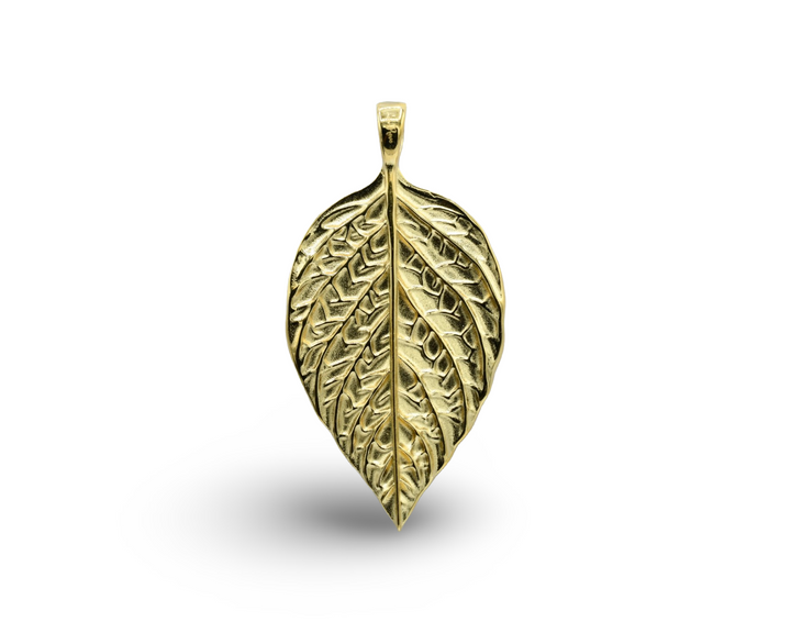 Big Tobacco Leaf Pendant