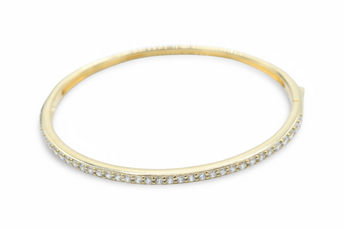 Skinny Gold Bangle Oro 10K