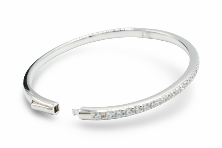 Skinny Silver Bangle Plata 925