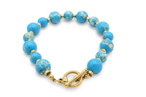 Blue Turquoise Bracelet