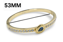 Load image into Gallery viewer, Blue Drop Bangle