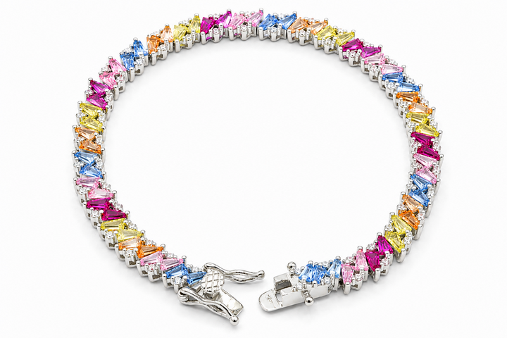 Colorful Tennis Bracelet