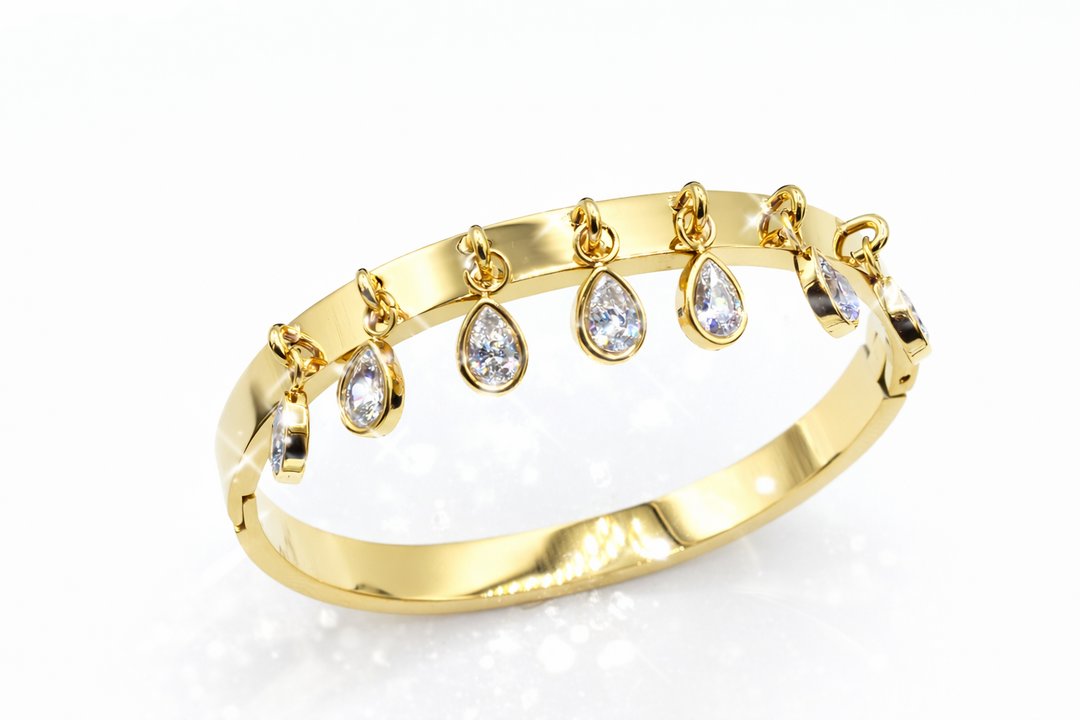 Dangling Stone Bangle