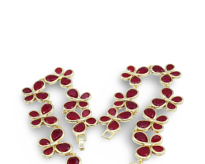 Red Butterfly Necklace