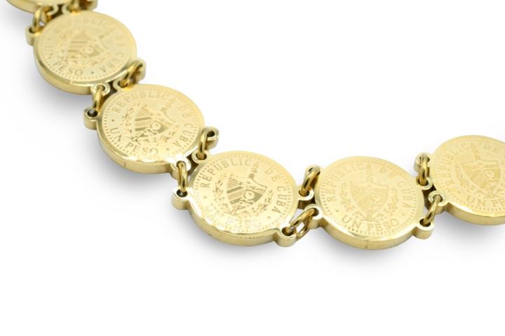 Mini Cuban Coin Bracelet
