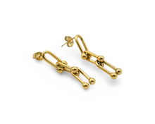 Load image into Gallery viewer, T Chain Earrings
