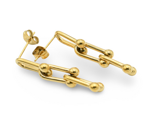 T Chain Earrings