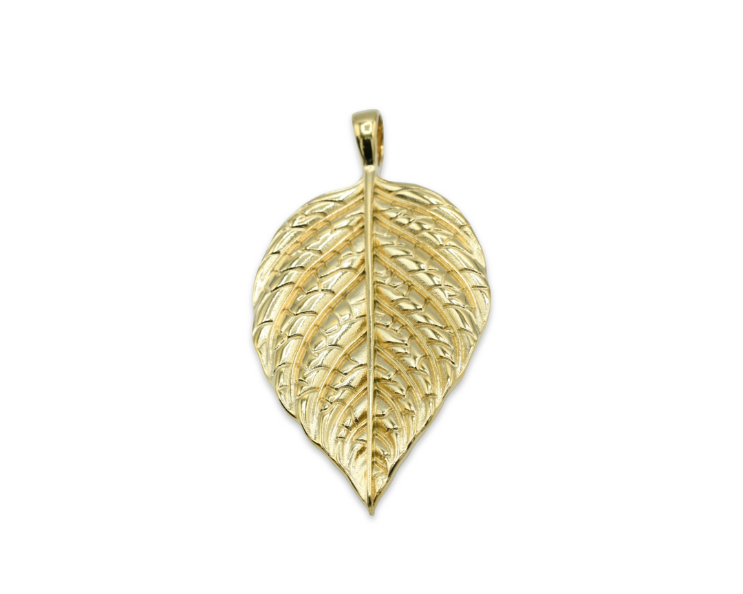 Big Tobacco Leaf Pendant