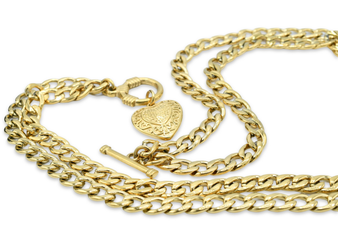 Double Heart Necklace