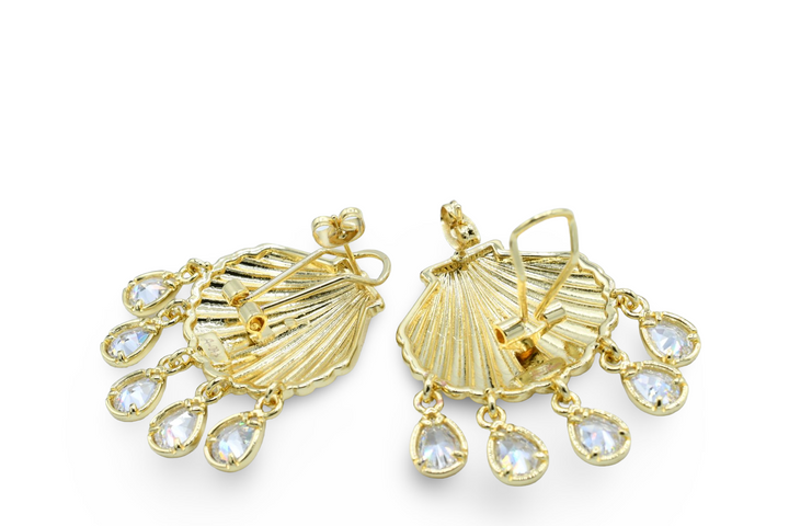 Dangling Shell Earrings