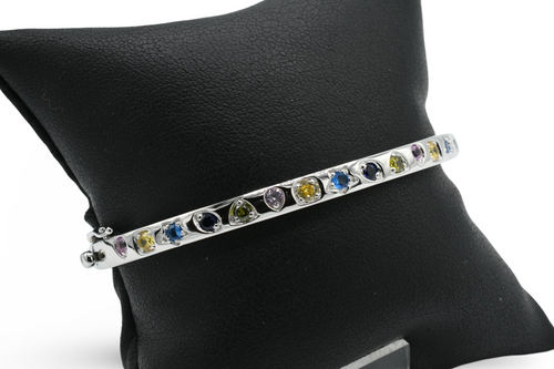 Ada Silver Bangle 925 Plata