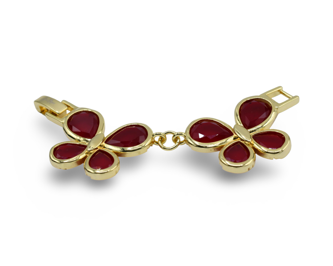 Red Butterfly Necklace