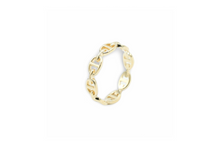 Load image into Gallery viewer, Chain Link Ring / Anillo 10K