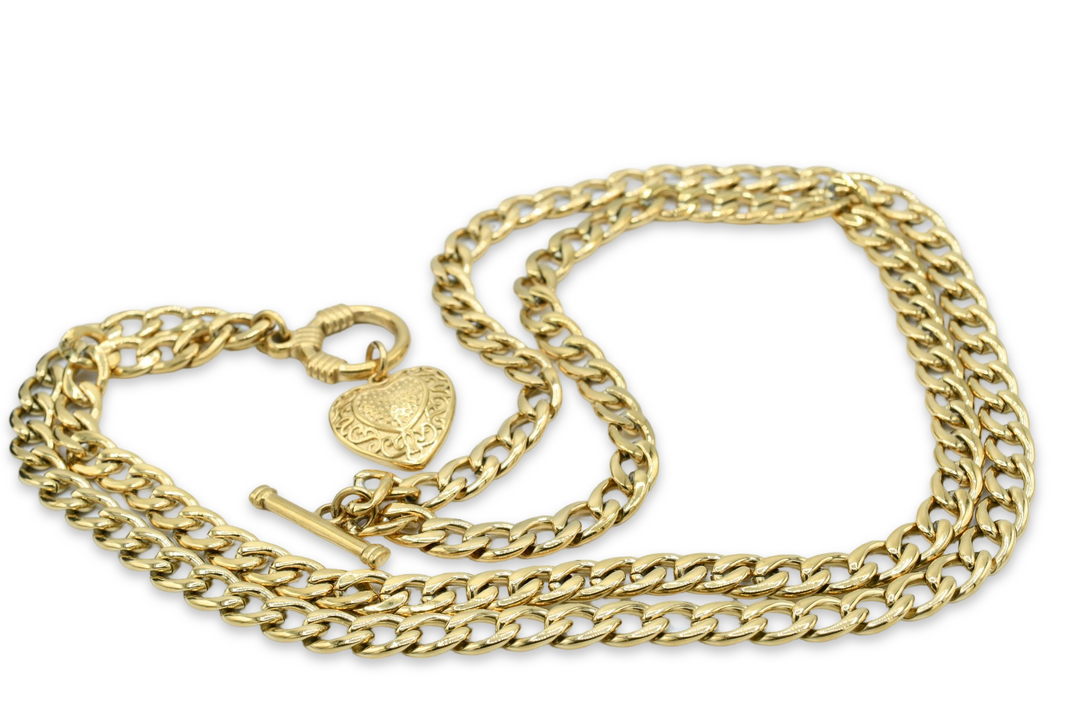 Double Heart Necklace
