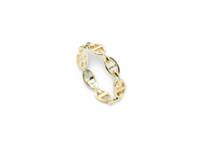 Load image into Gallery viewer, Chain Link Ring / Anillo 10K