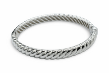 Load image into Gallery viewer, Cable Bangle 925 Plata