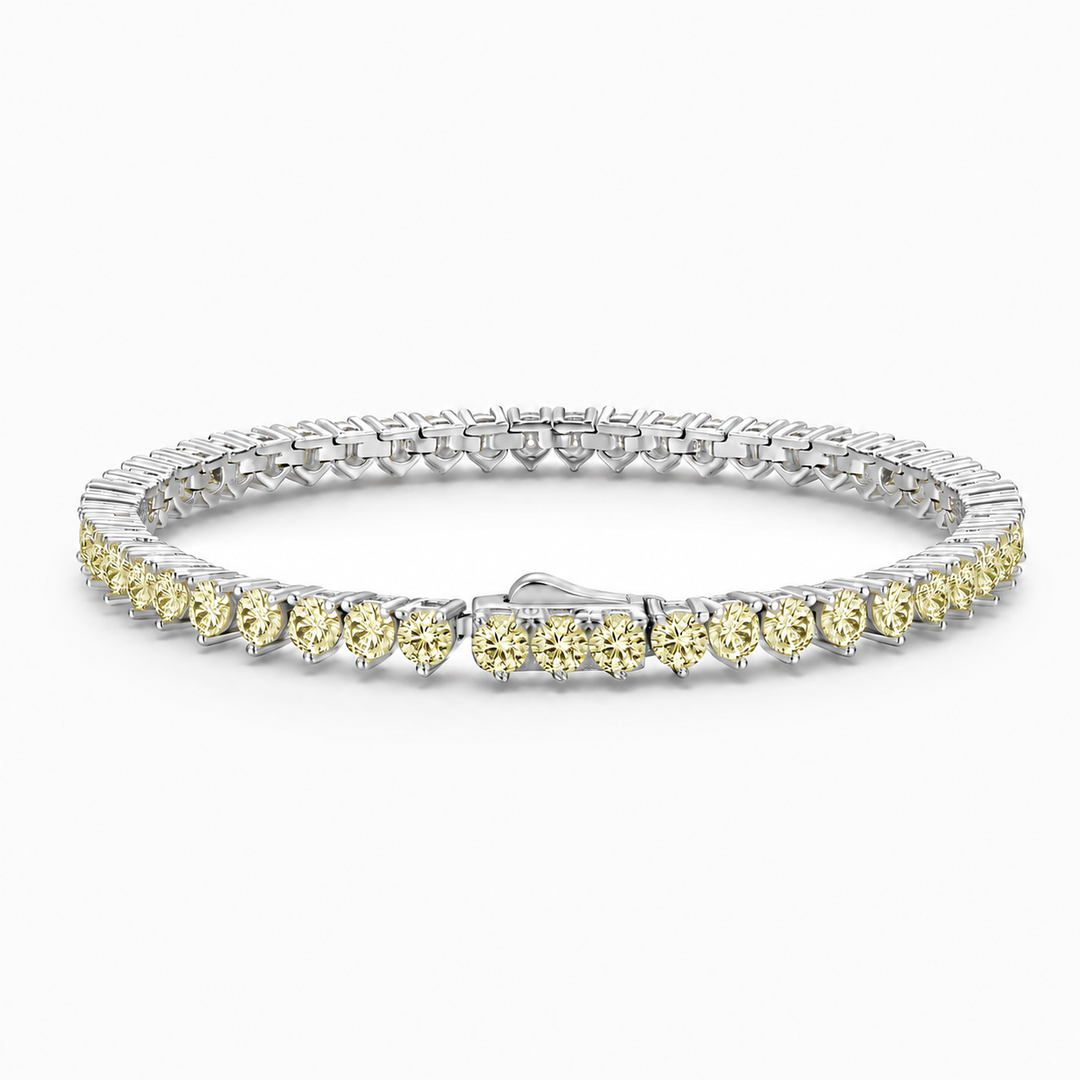 Yellow Tennis Bracelet