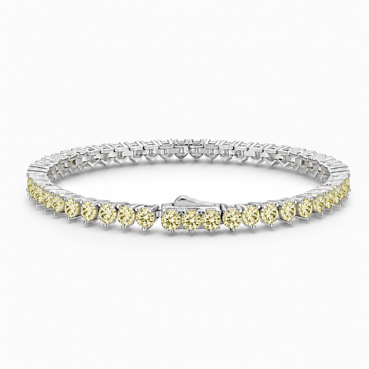 Yellow Tennis Bracelet