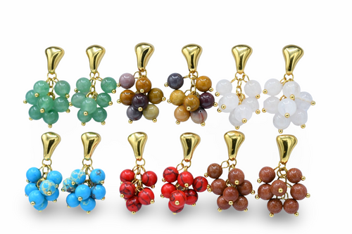 Natural Stone Earrings