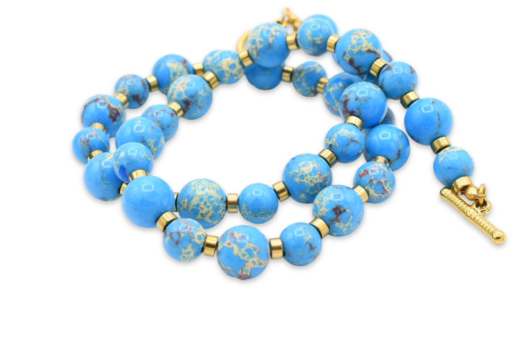 Blue Turquoise Choker