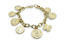 Load image into Gallery viewer, Religious Hanging Coin Bracelet