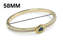 Load image into Gallery viewer, Blue Drop Bangle