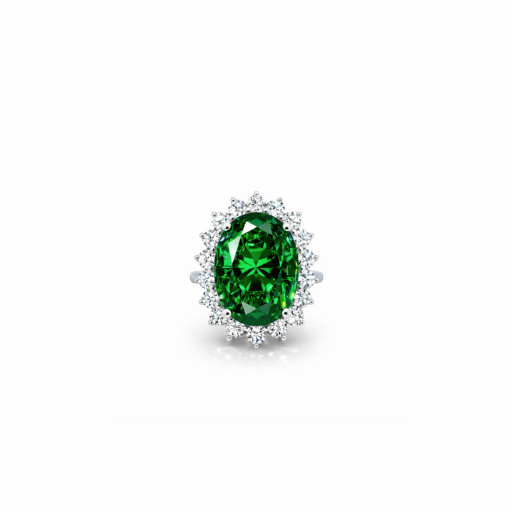 Princess Green Ring 925