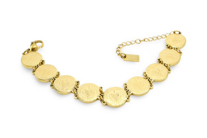 Mini Cuban Coin Bracelet