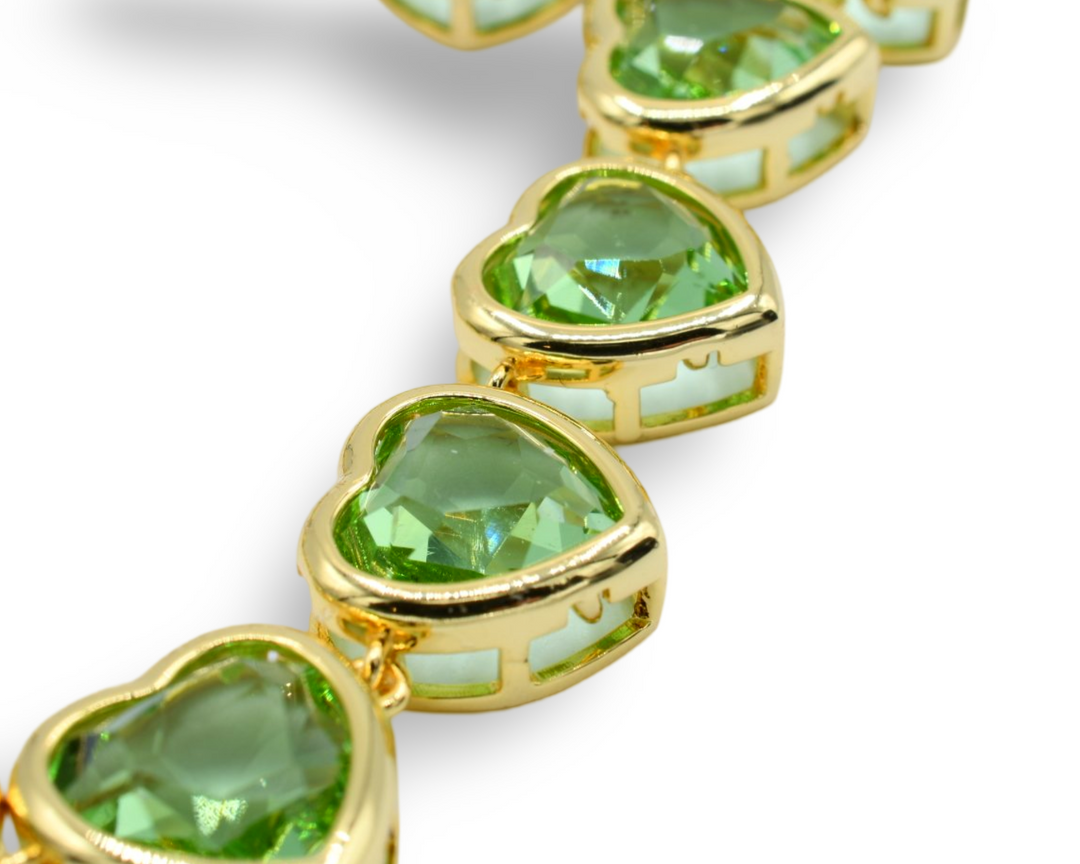 Apple Green Heart Eternal Choker
