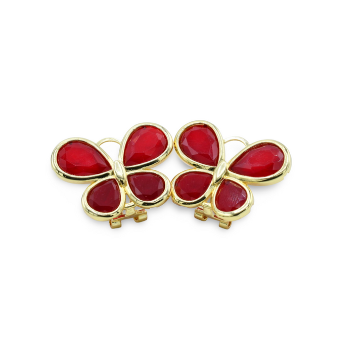 Red Butterfly Earrings