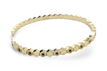 Load image into Gallery viewer, Honey Blue Bangle