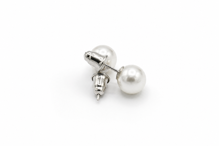 Diana Pearl Stud Earrings 925