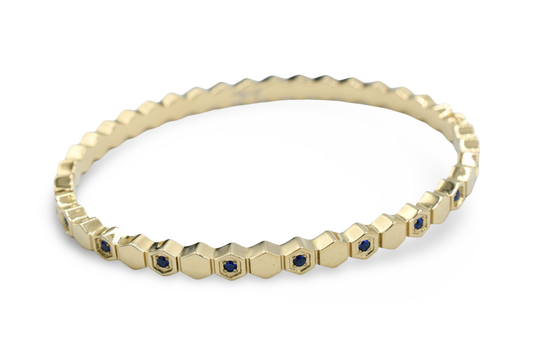 Honey Blue Bangle