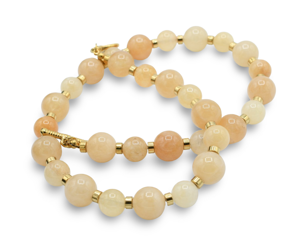 Cream Natural Quartz Choker