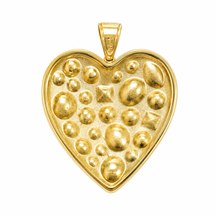 Imperial Blue Heart Pendant