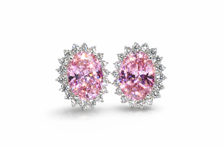 Princess Pink Earrings 925